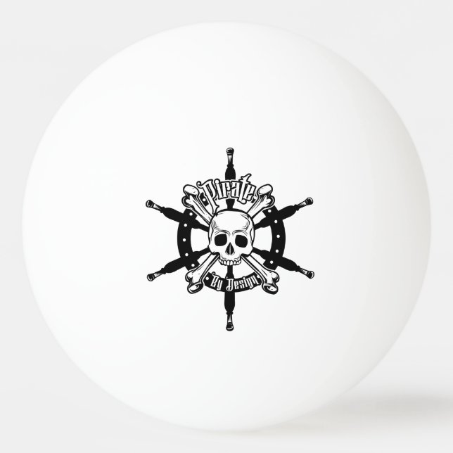 Pirate Ping Pong Ball (Front)