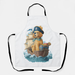 Pirate Poodle � Funny Sea Dog Apron