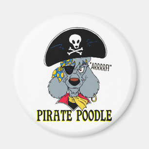 Pirate Poodle Magnet