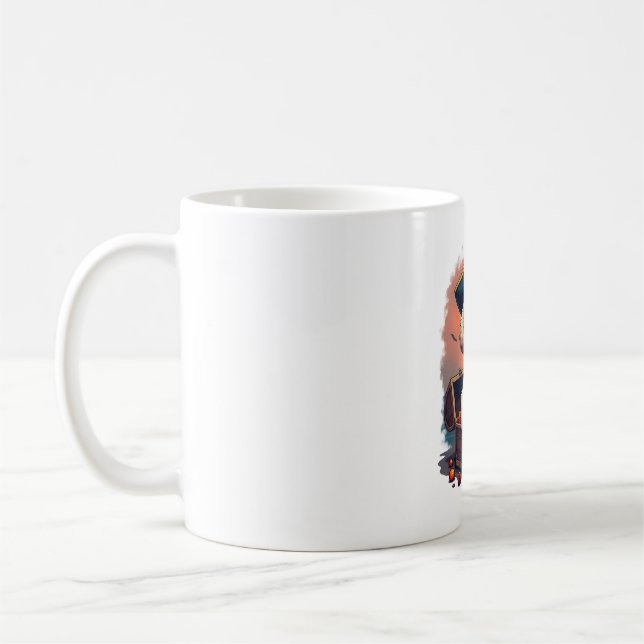 Pirate Poodle Plunder Coffee Mug (Left)