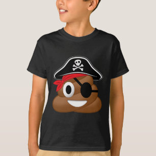 Pirate Poop Funny Halloween  T-Shirt