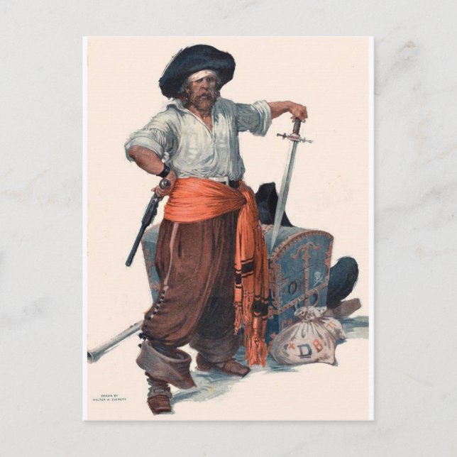Pirate Postcard (Front)