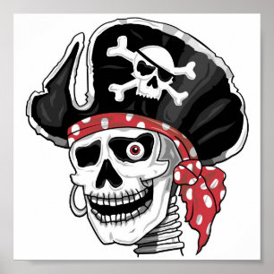 Pirate Poster up to 11x11