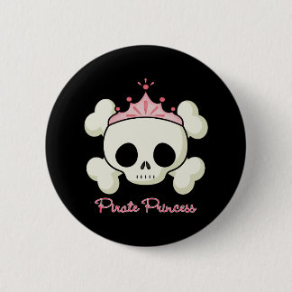Pirate Princess 2 Inch Round Button