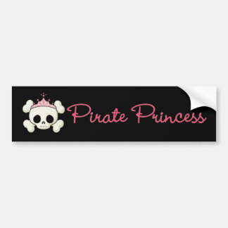 Pirate Princess Bumper Sticker