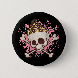 Pirate Princess -tiara 2 Inch Round Button