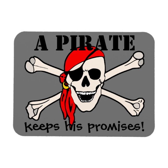 Pirate Promises Magnet (Horizontal)