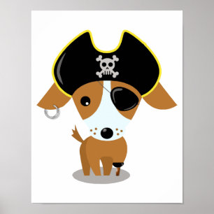 Pirate Puppy Poster