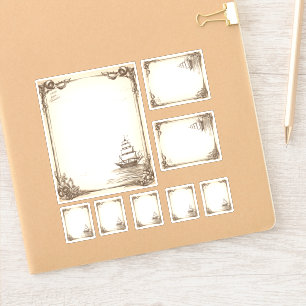 Pirate Sail Ships Menu kit