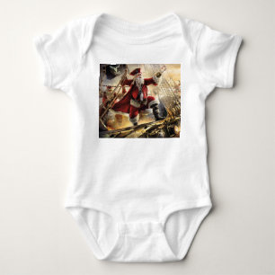 Pirate Santa Baby Bodysuit