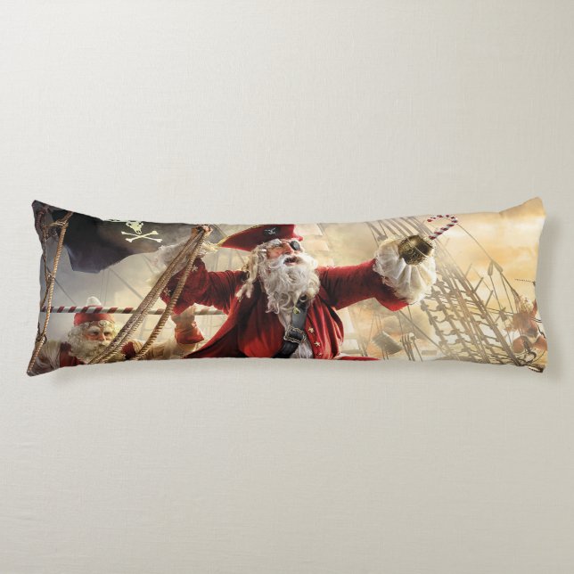 Pirate Santa Body Pillow (Front)