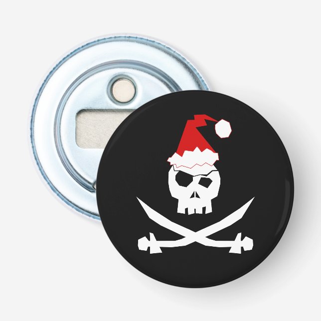 Pirate Santa Bottle Opener (Front)