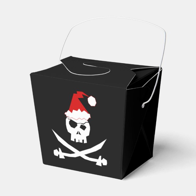 Pirate Santa Favor Box (Front Side)