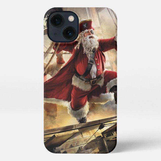 Pirate Santa iPhone Case (Back)