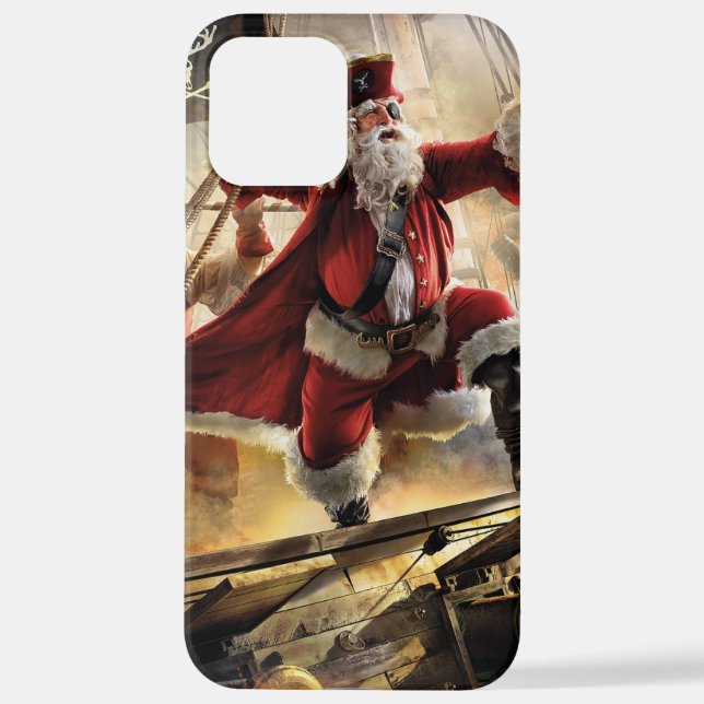Pirate Santa iPhone Case (Back)