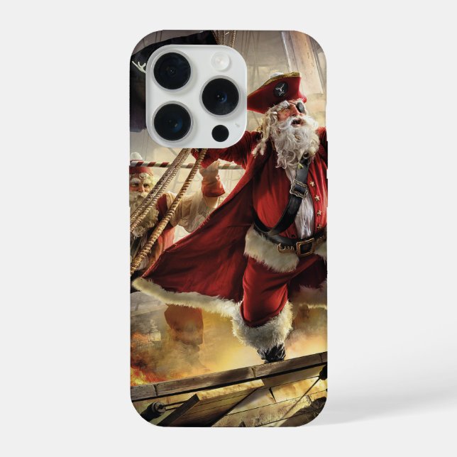 Pirate Santa iPhone Case (Back)