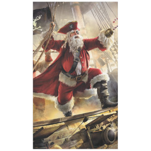 Pirate Santa Tablecloth