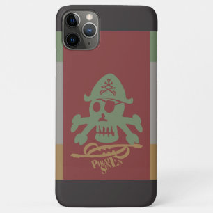 PIRATE SEVEN SKULL BY MASANSER PIXELAT iPhone 11 PRO MAX CASE