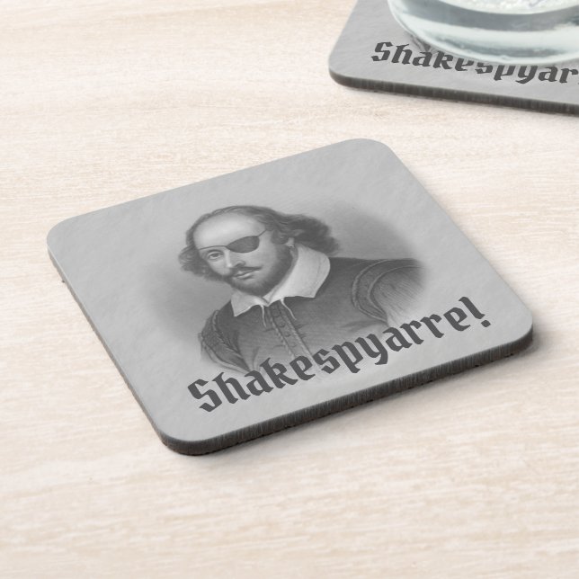 Pirate Shakespeare -  Coaster (Left Side)
