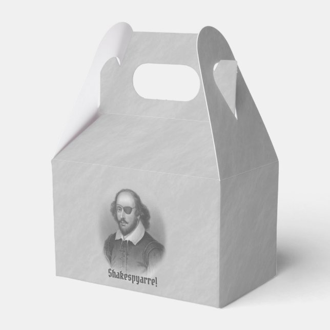 Pirate Shakespeare Favor Box (Front Side)