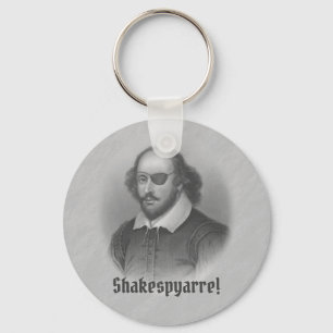 Pirate Shakespeare Keychain