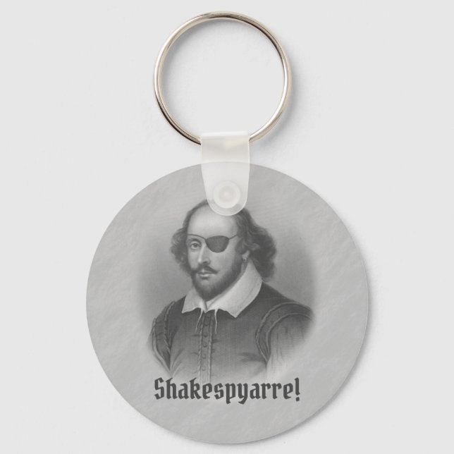 Pirate Shakespeare Keychain (Front)