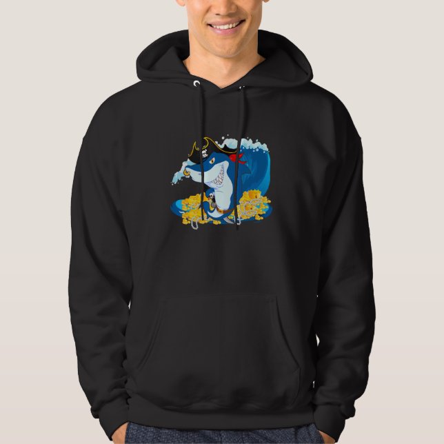 Pirate Shark Hoodie (Front)