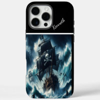 Pirate Ship Battling Storm