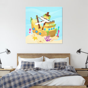 Pirate Ship Canvas Print