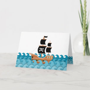 Pirate Ship Card