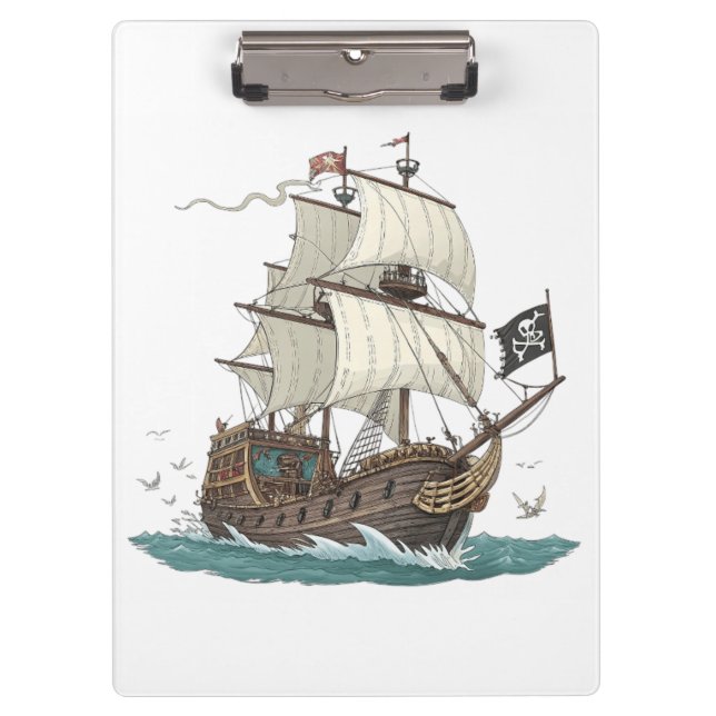 Pirate Ship Clipboard (Front)
