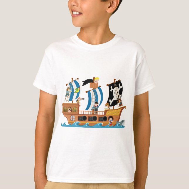 Pirate ship corsair T-Shirt (Front)