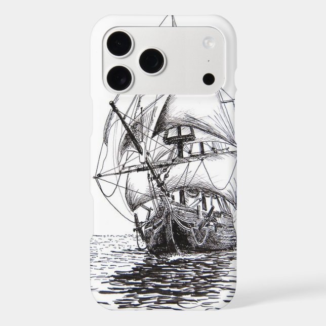 Pirate Ship Drawing (Back)