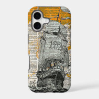 Pirate Ship Drawing design newspaper
