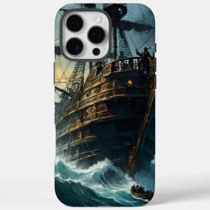 Pirate Ship In The Galleon's Crest iPhone 16 Pro Max Case