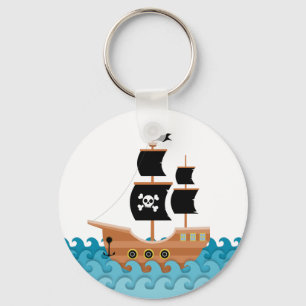 Pirate Ship Keychain