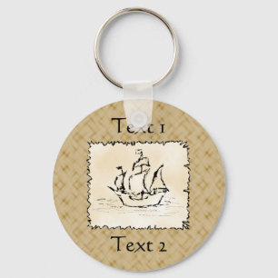 Pirate Ship. Keychain