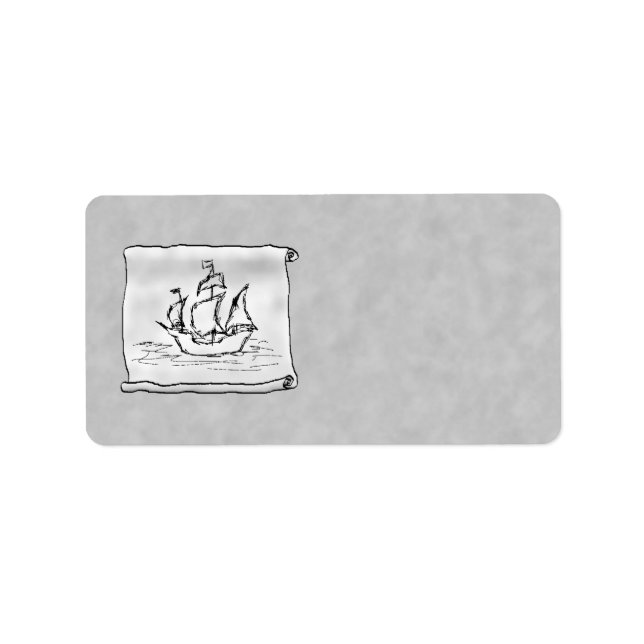 Pirate Ship. Label (Front)