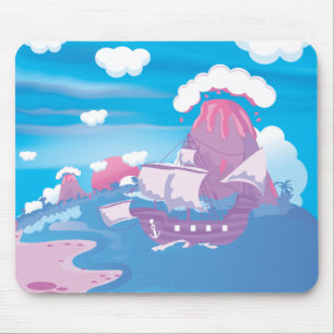 Pirate Ship Mouse Pad