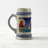 pirate ship mug