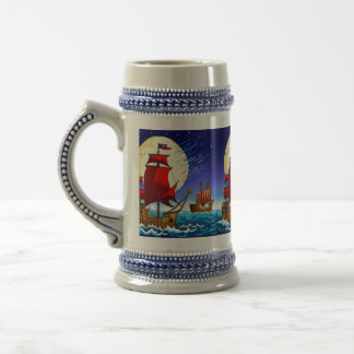 pirate ship mug