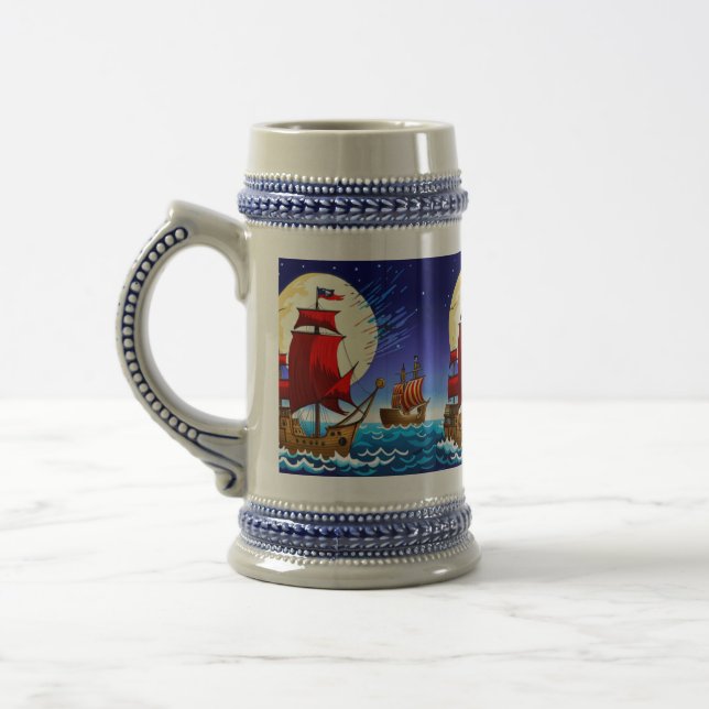 pirate ship mug (Left)