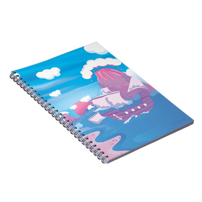 Pirate Ship Notebook (Right Side)