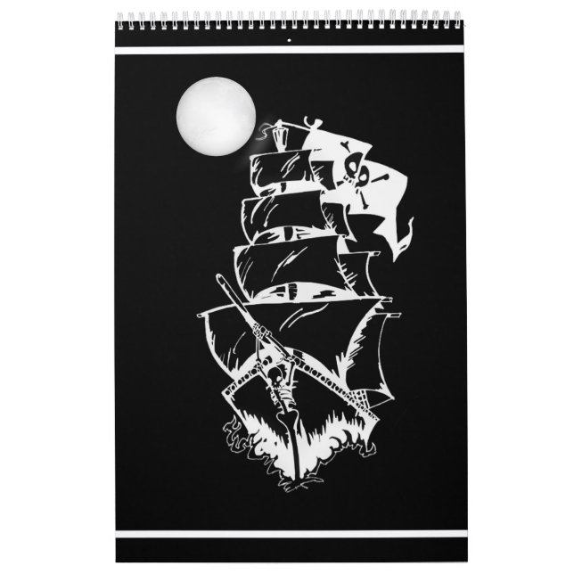 Pirate Ship on the High Seas Calendar (Cover)