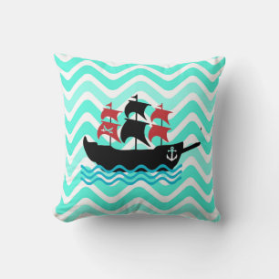 Pirate Ship Pillow