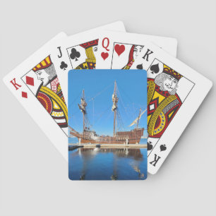 Pirate ship playing cards