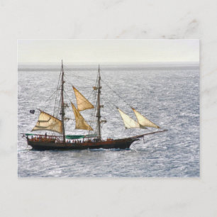 Pirate Ship Postcard