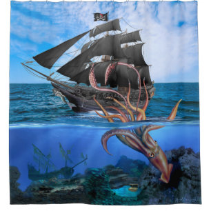Pirate Ship vs The Giant Squid