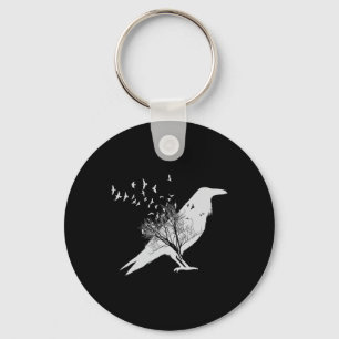 Pirate Skeleton Dinosaur T Rex Funny Tyrannosaurus Keychain