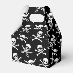 Pirate Skull and bones Favor Box